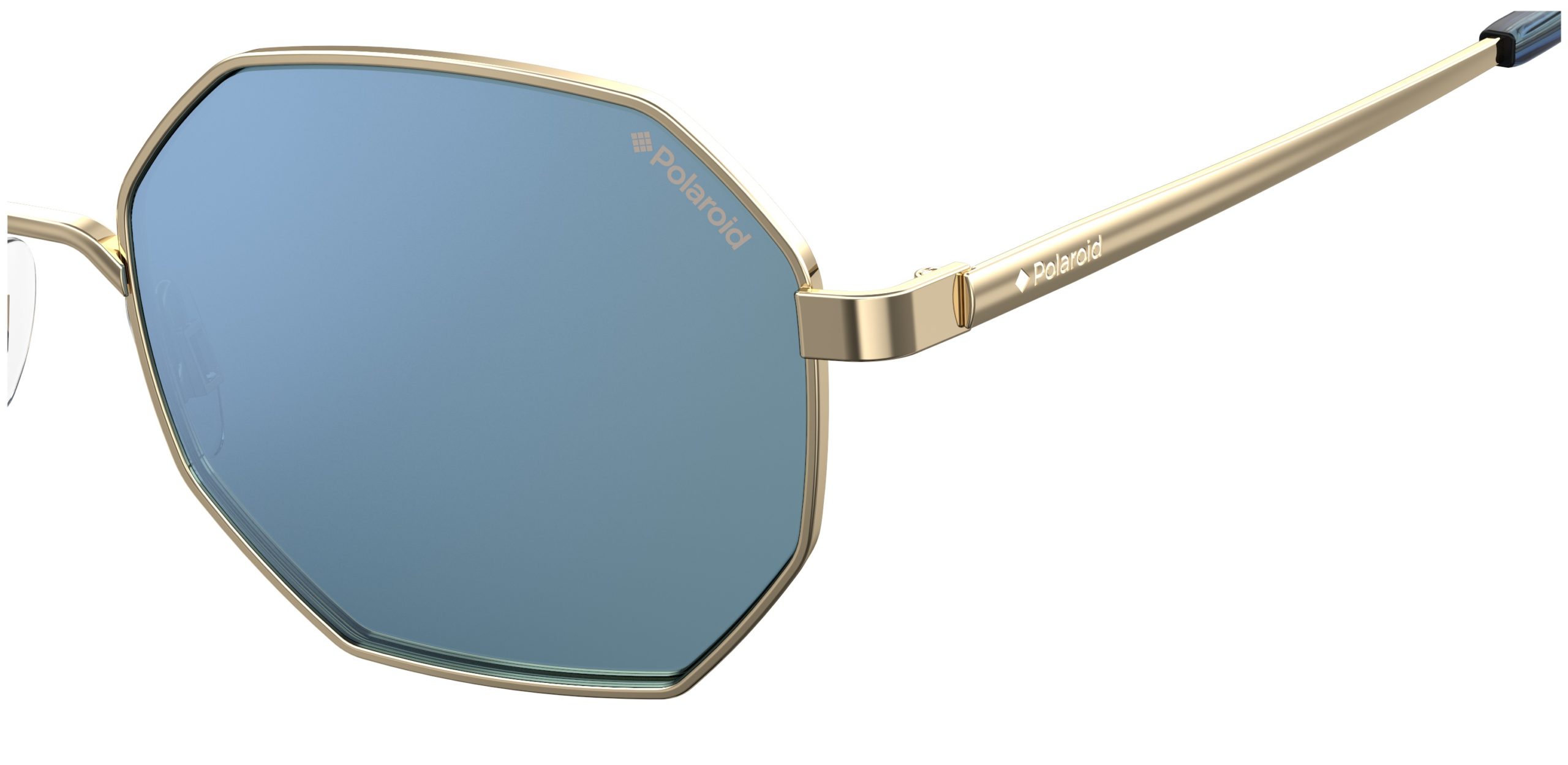 Multicolour Gold Blue Polaroid Eyewear Unisex Adults’ Pld 6067/S Sunglasses 53